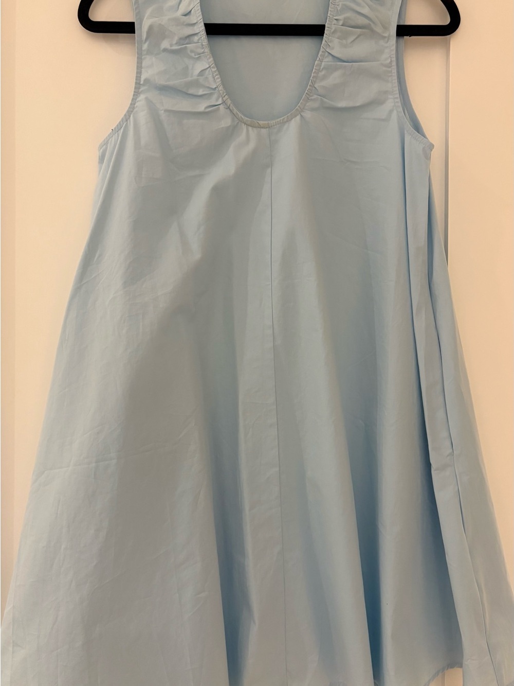 Commense 100% cotton light blue dress with tag.
